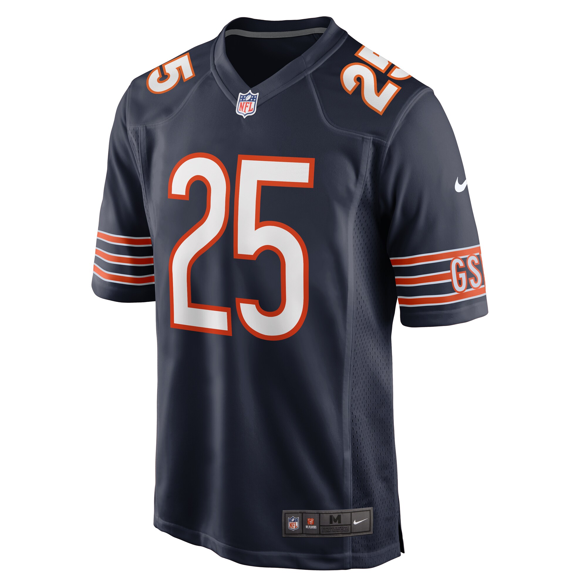 Darrynton Evans Chicago Bears   Game Jersey -  Navy