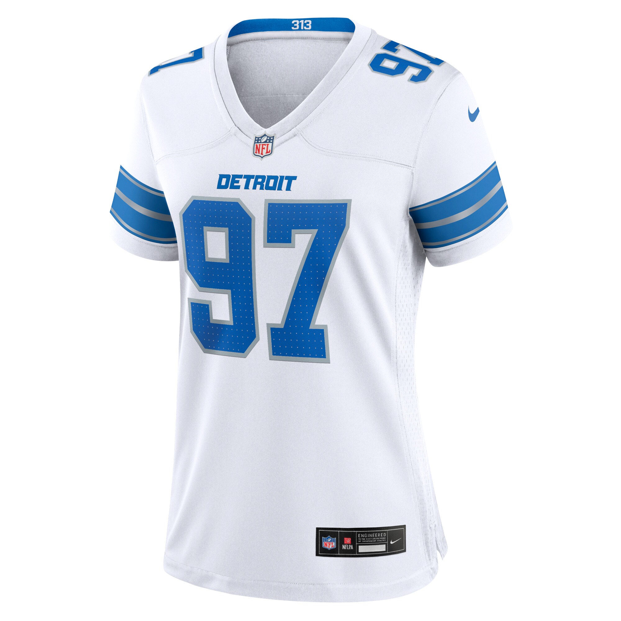 Aidan Hutchinson Detroit Lions  Women's Game Jersey - White
