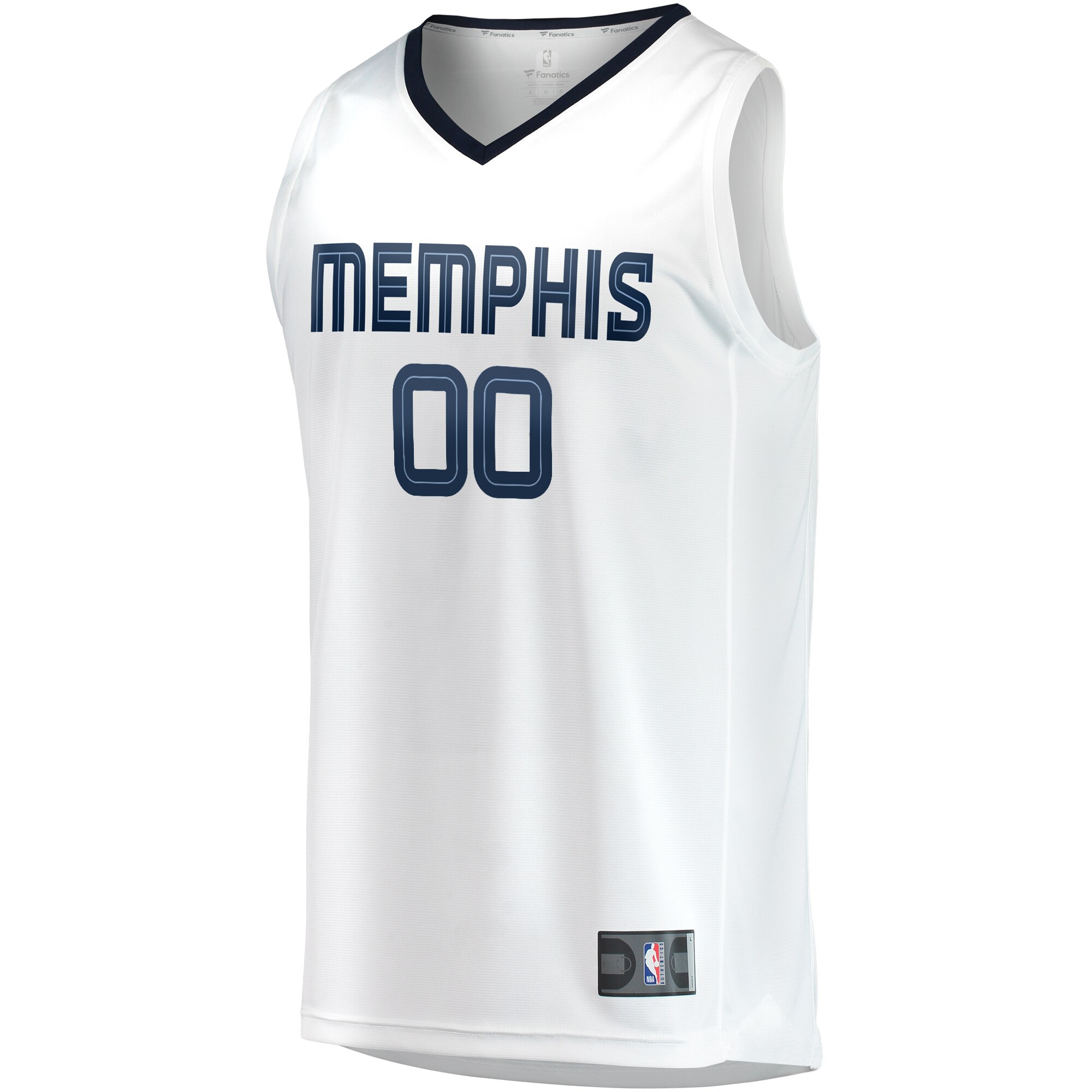 Memphis Grizzlies Fanatics Youth Fast Break Replica Custom Jersey - Association Edition - White