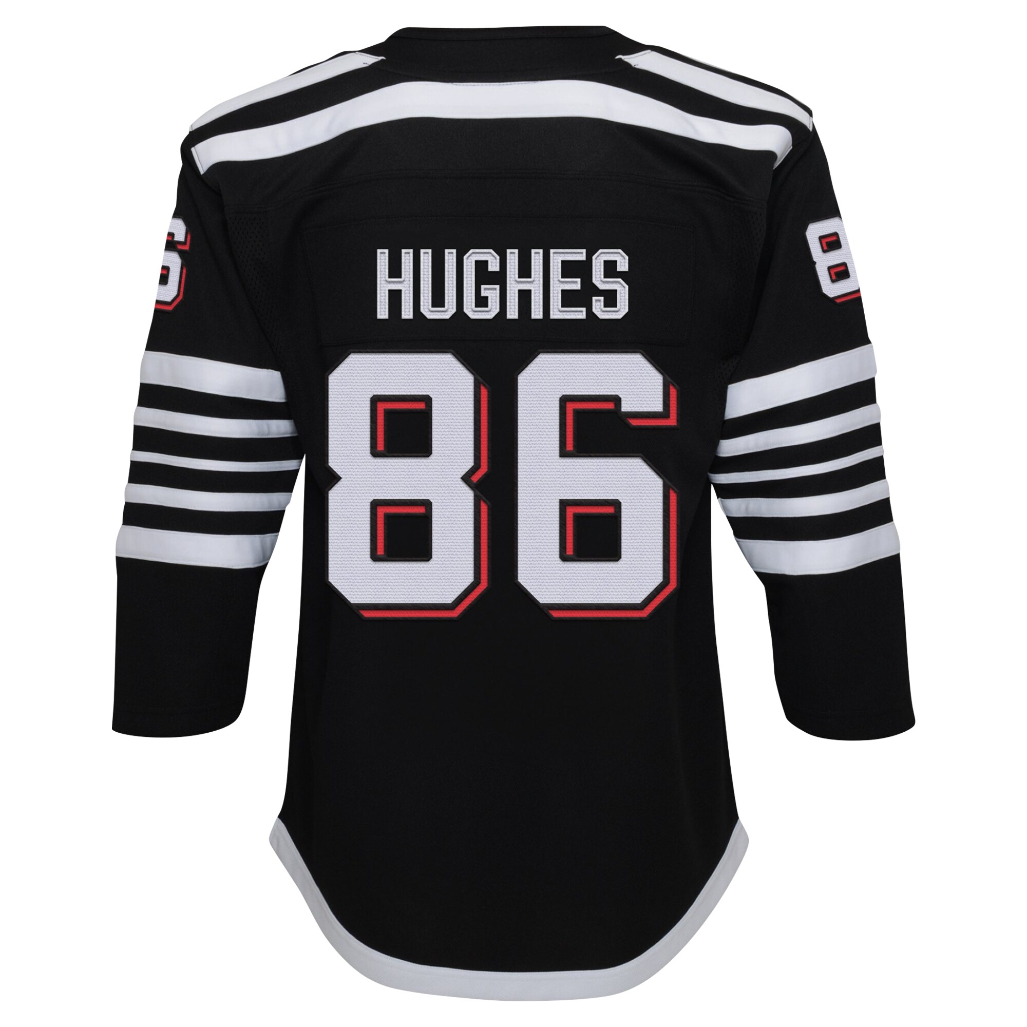 Jack Hughes New Jersey Devils Youth Alternate Premier\u00c2\u00a0Player Jersey - Black