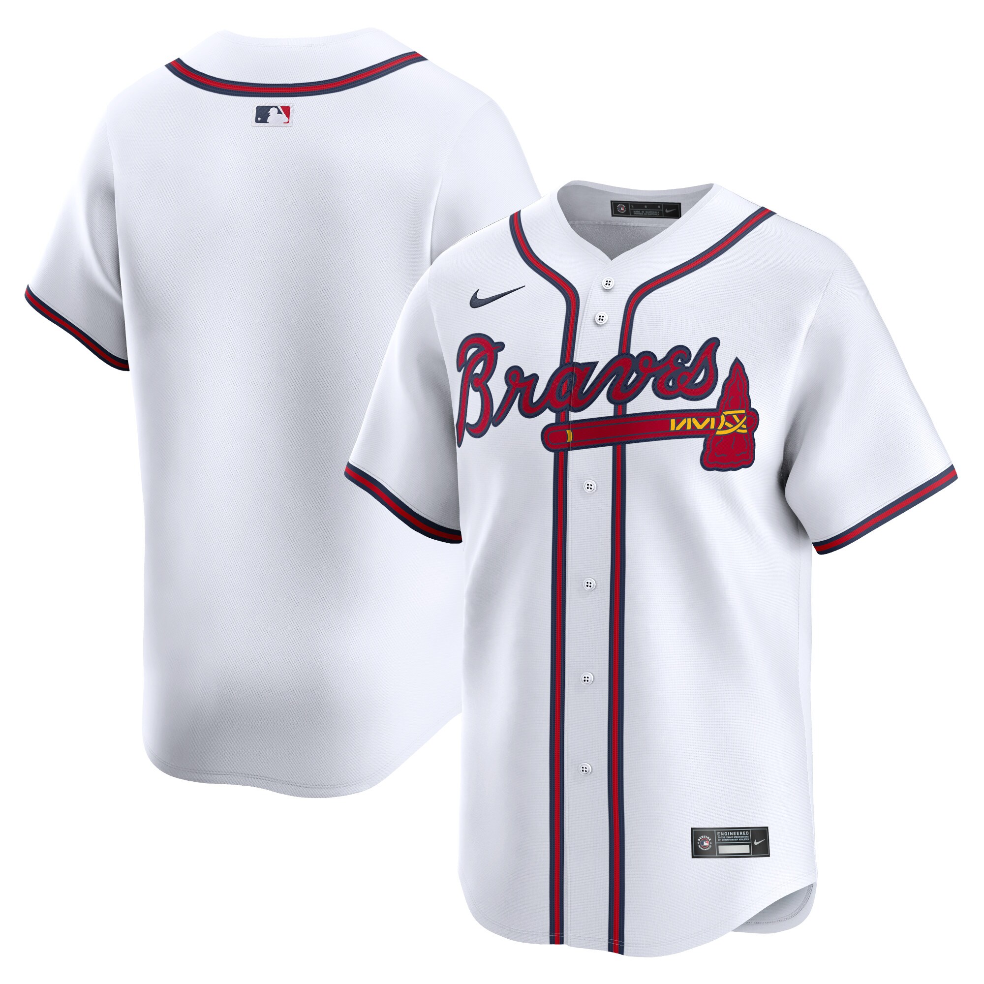 Atlanta Braves  Youth Home Limited Jersey - White