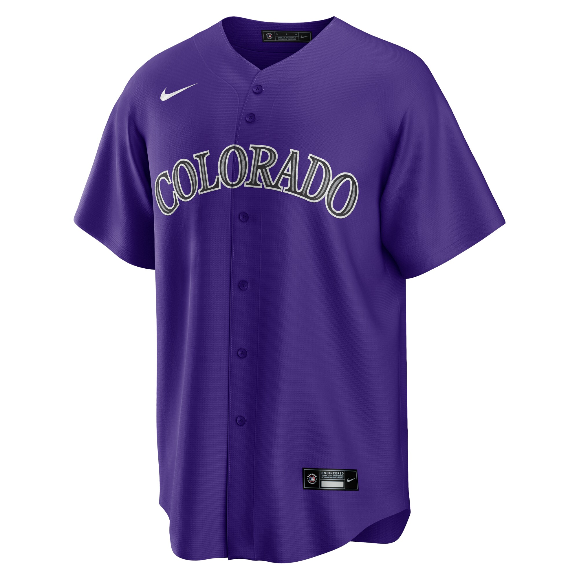 Charlie Blackmon Colorado Rockies  Alternate Replica Player Name Jersey - Purple