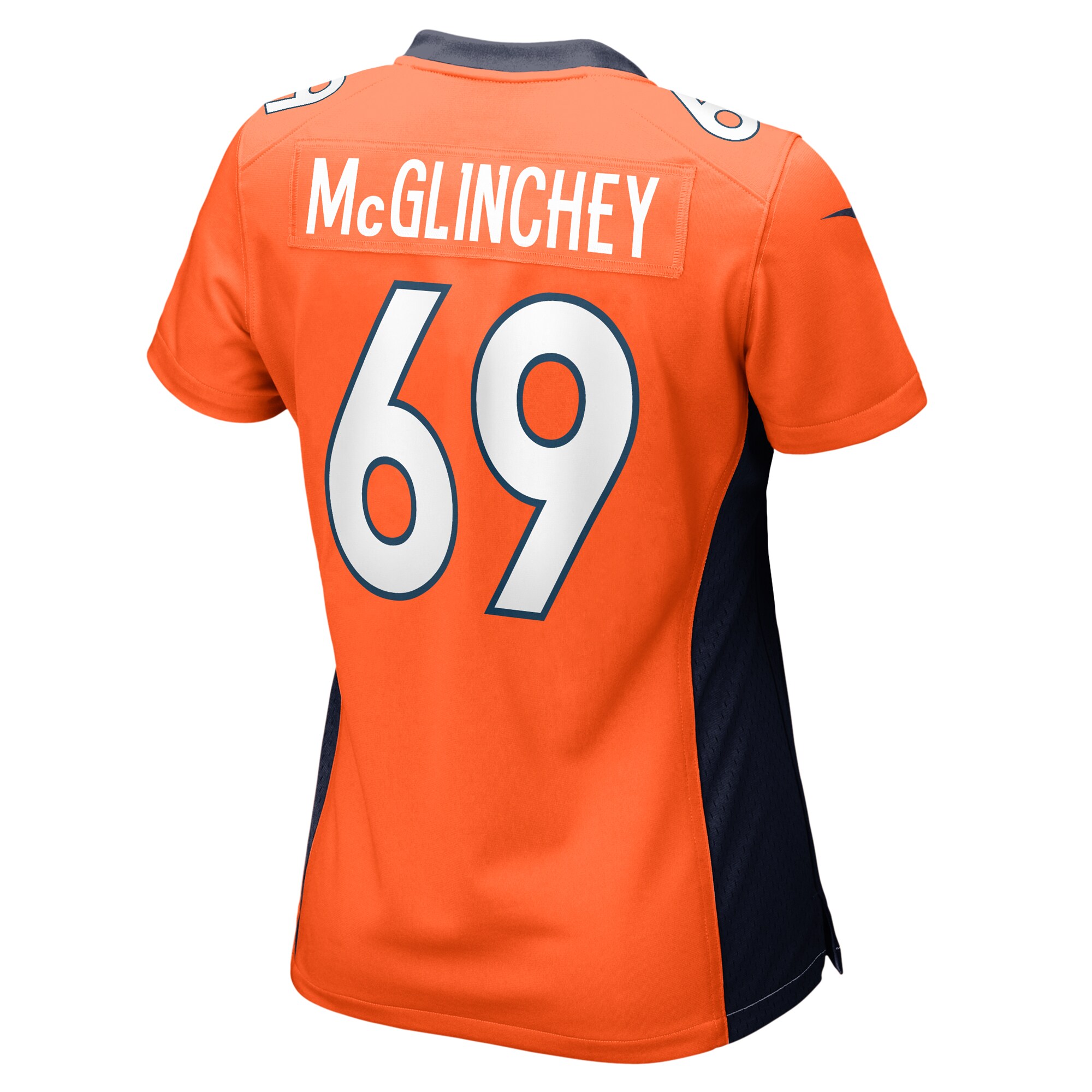 Mike McGlinchey Denver Broncos  Women's Game Player Jersey - Orange