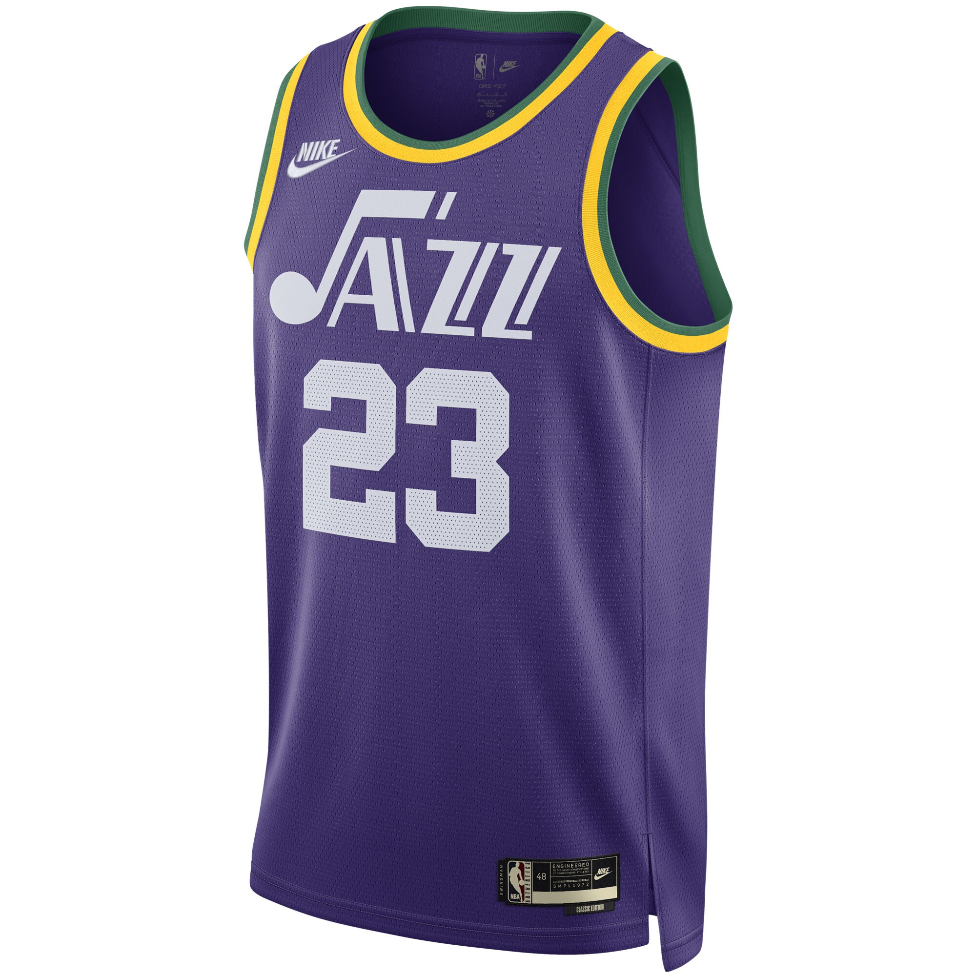 Lauri Markkanen Utah Jazz  Unisex 2023\/24 Swingman Replica Jersey - Classic Edition - Purple