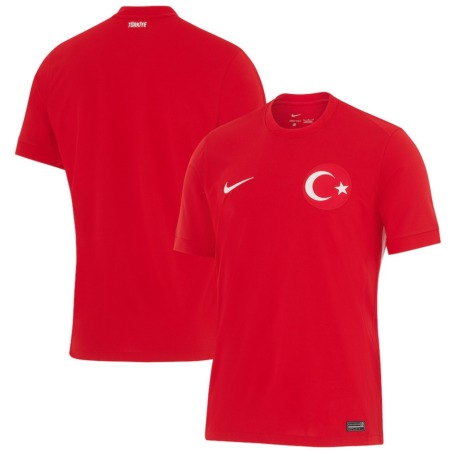 Turkey National Team 2024 Away Stadium Men Jersey - Red
