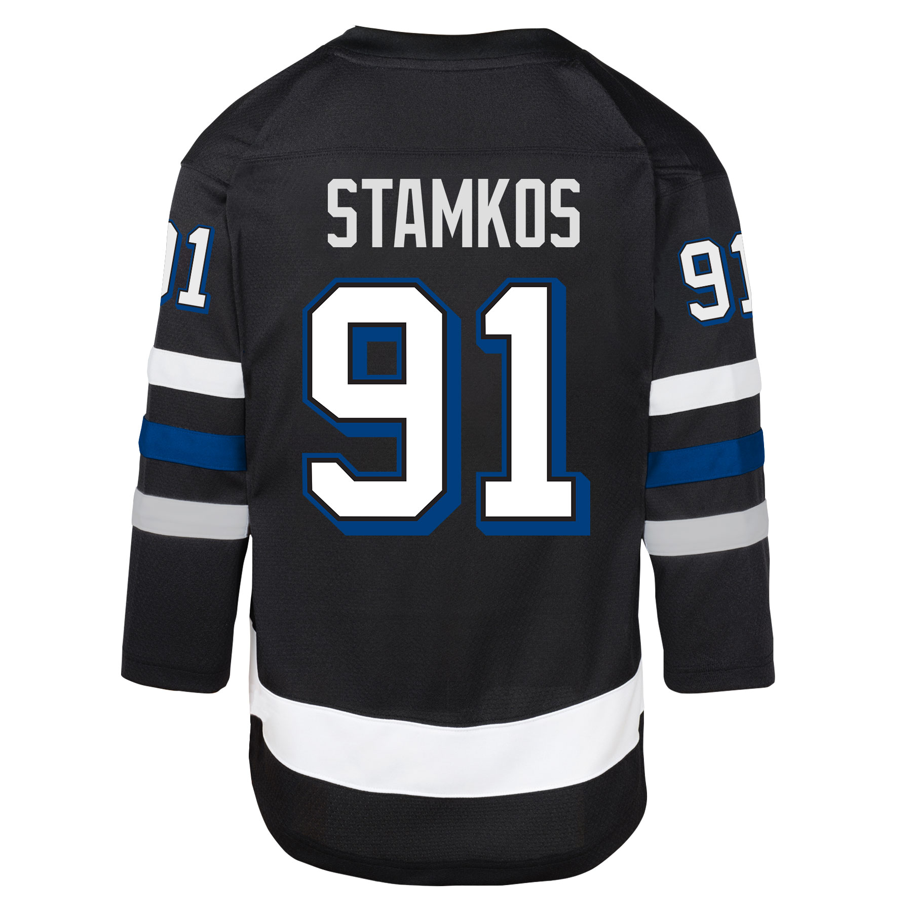 Steven Stamkos Tampa Bay Lightning Youth Alternate Replica Player Jersey - Black