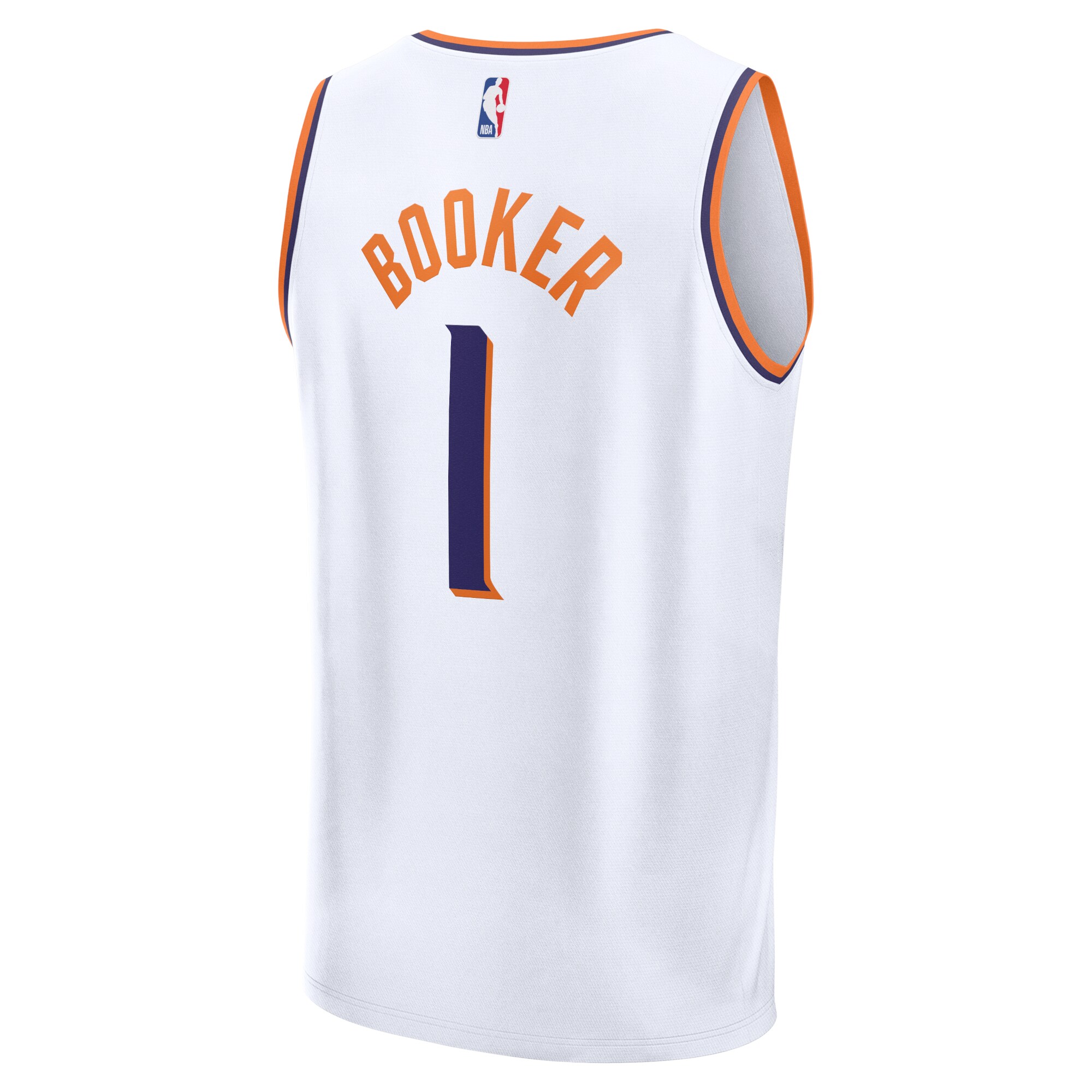 Devin Booker Phoenix Suns Fanatics Fast Break Replica Player Jersey - Association Edition - White