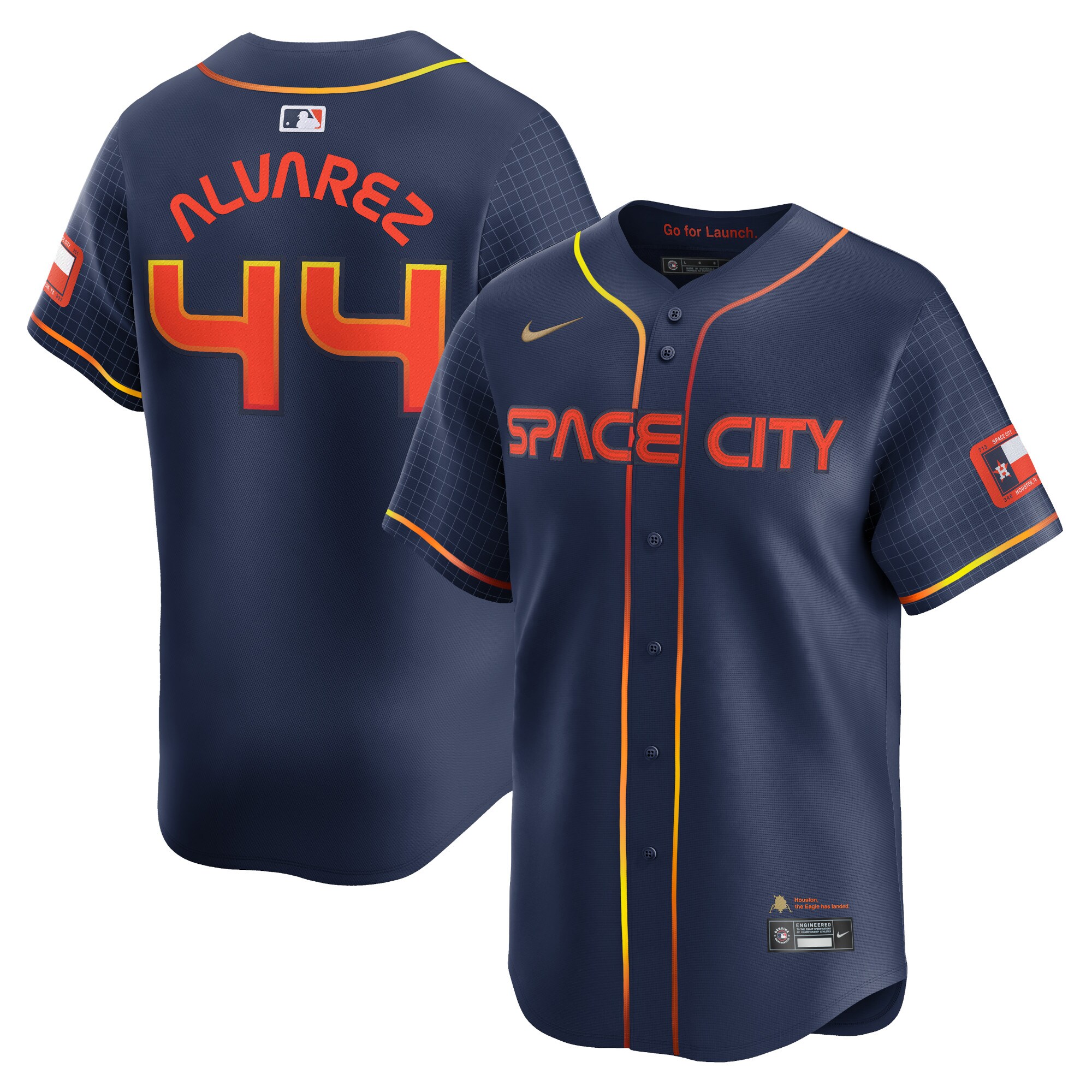 Yordan Alvarez Houston Astros  City Connect Limited Player Jersey - Navy