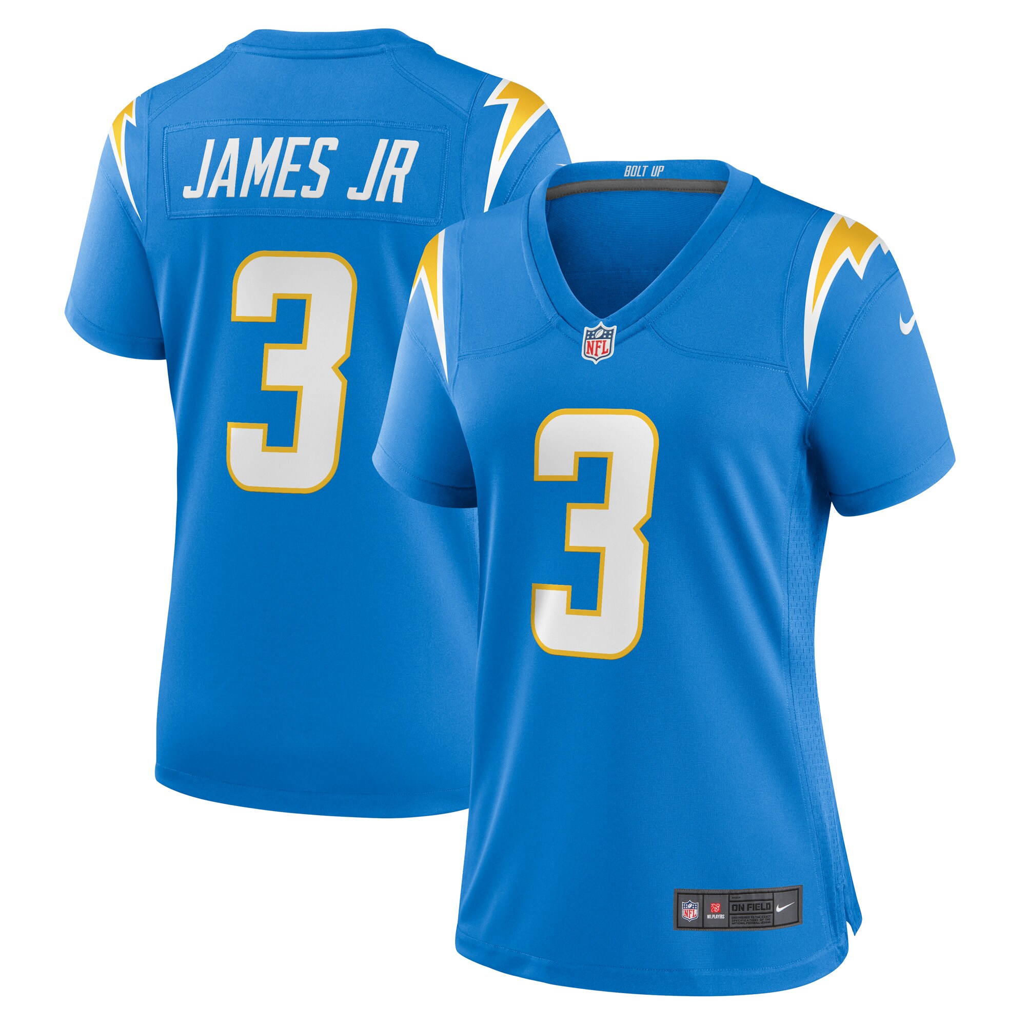 Derwin James Jr. Los Angeles Chargers  Women's Player Jersey - Powder Blue