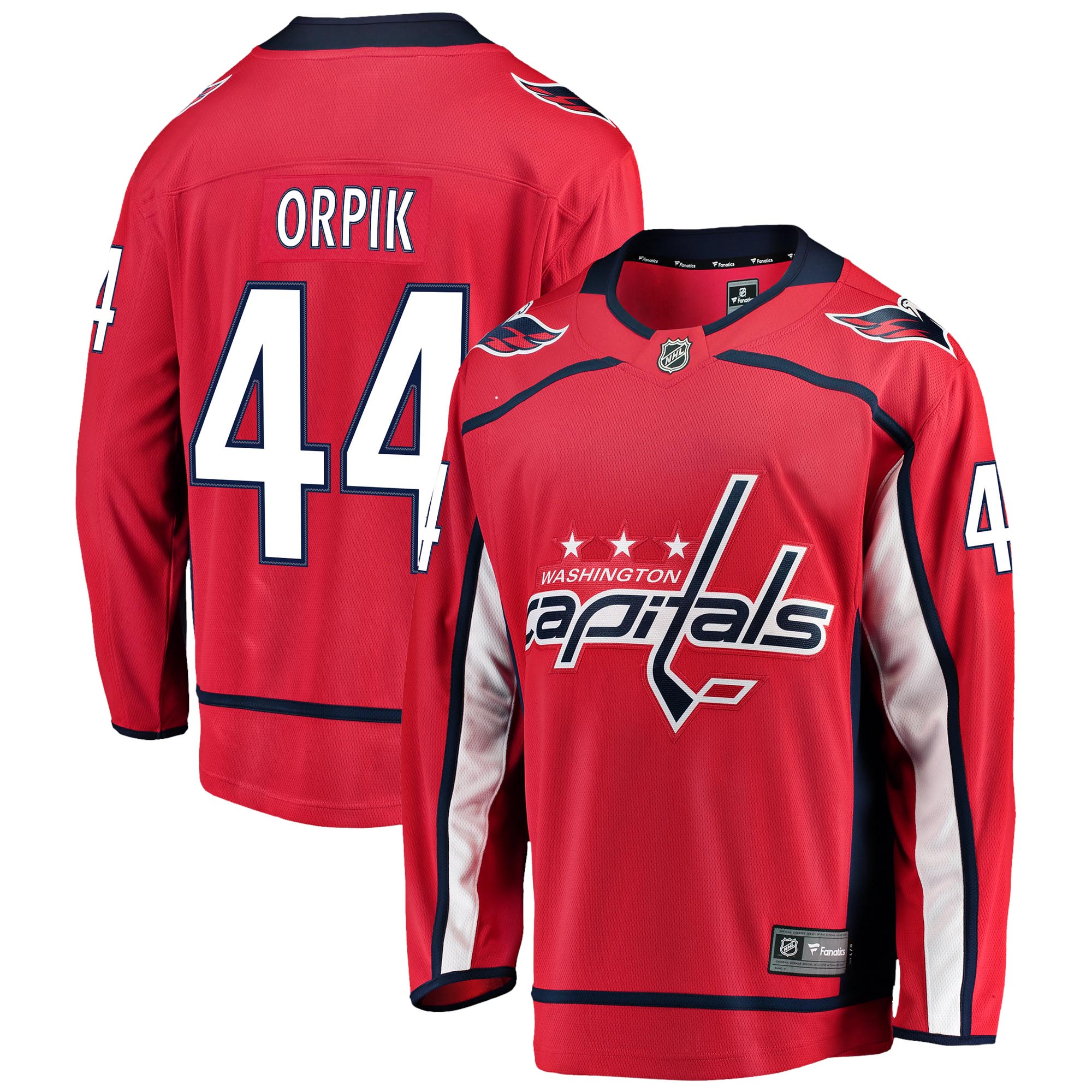 Brooks Orpik Washington Capitals Fanatics Breakaway Home Player Jersey - Red
