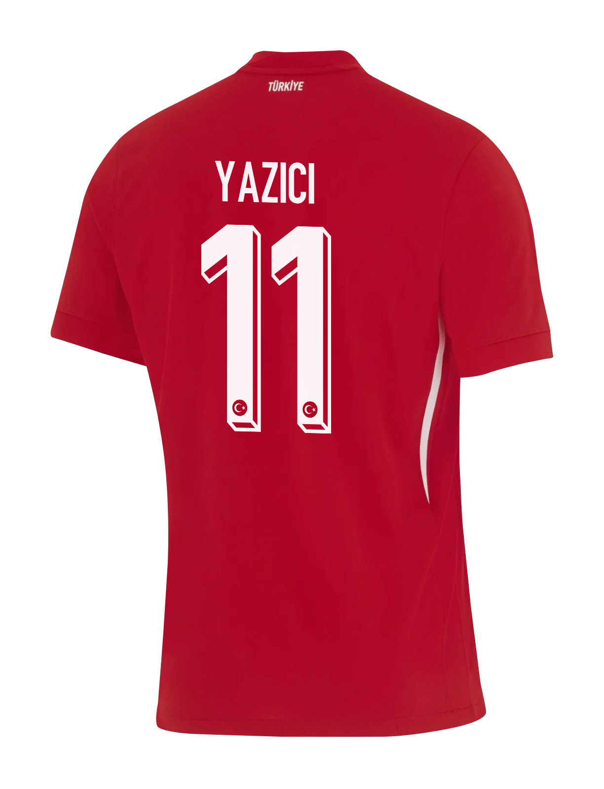 Yusuf Yazıcı 11 Turkey National Team 2024 Away Stadium Men Jersey - Red