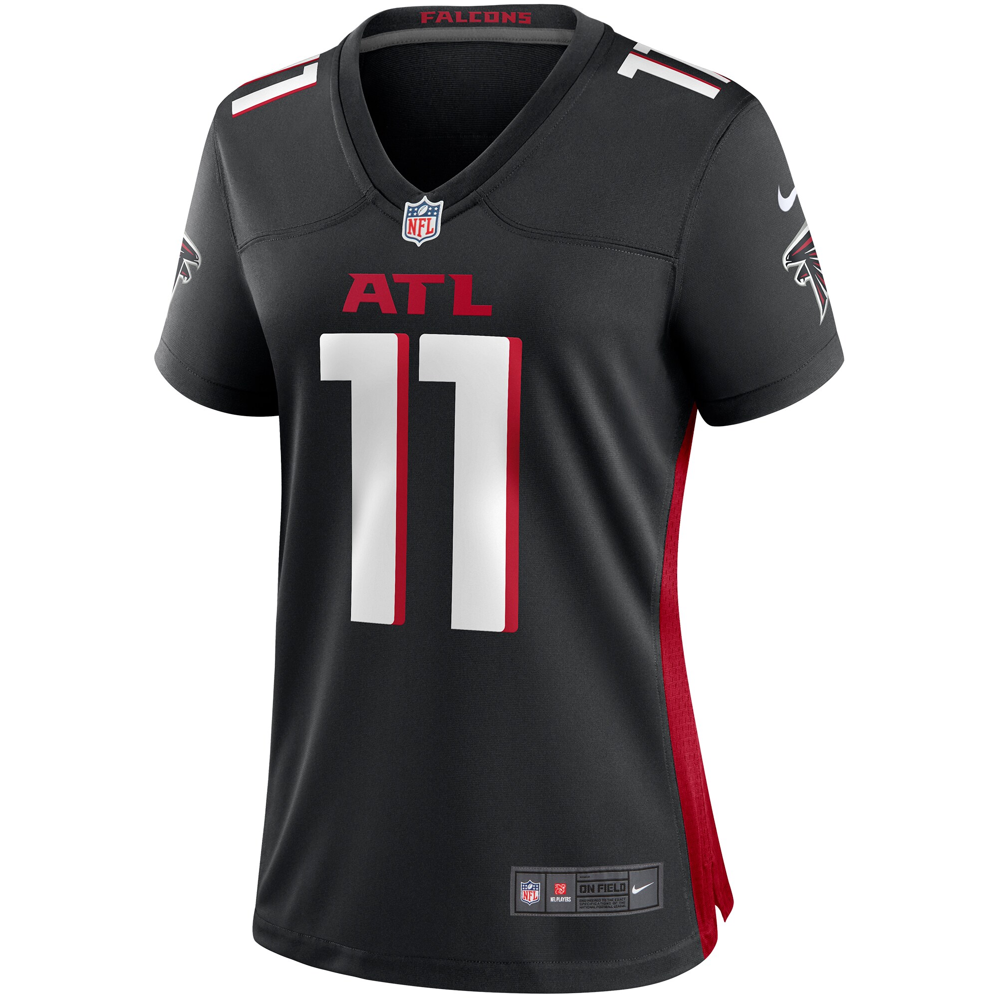 Julio Jones Atlanta Falcons  Women's Player Game Jersey - Black