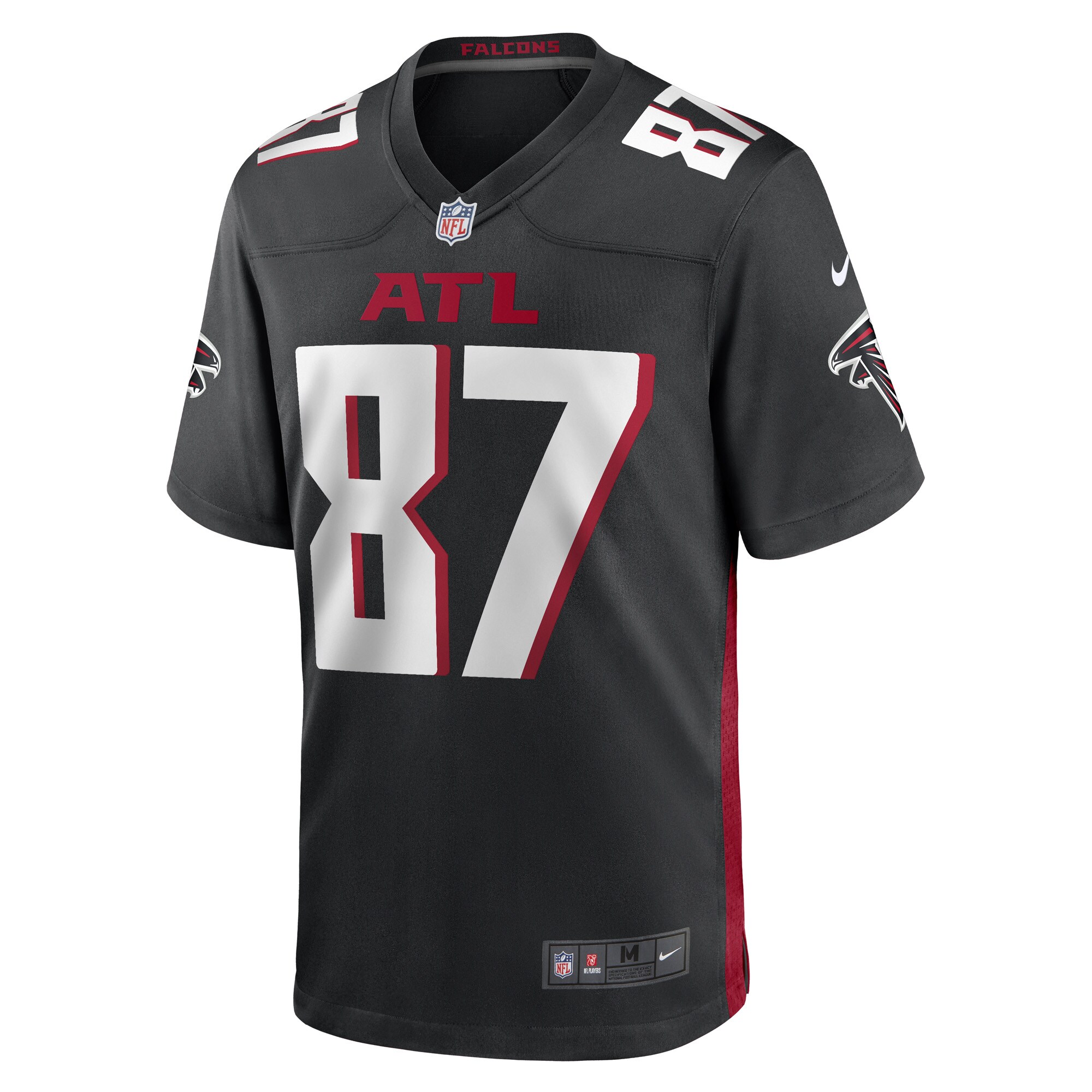 John FitzPatrick Atlanta Falcons  Game Player Jersey - Black