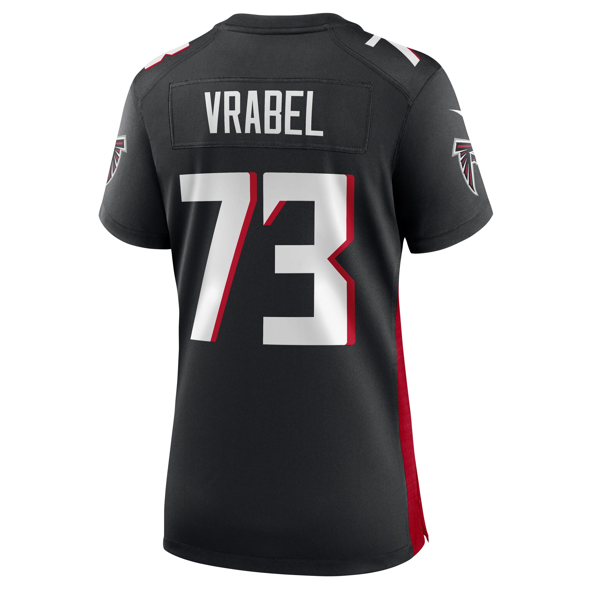Tyler Vrabel Atlanta Falcons  Women's Player Game Jersey - Black