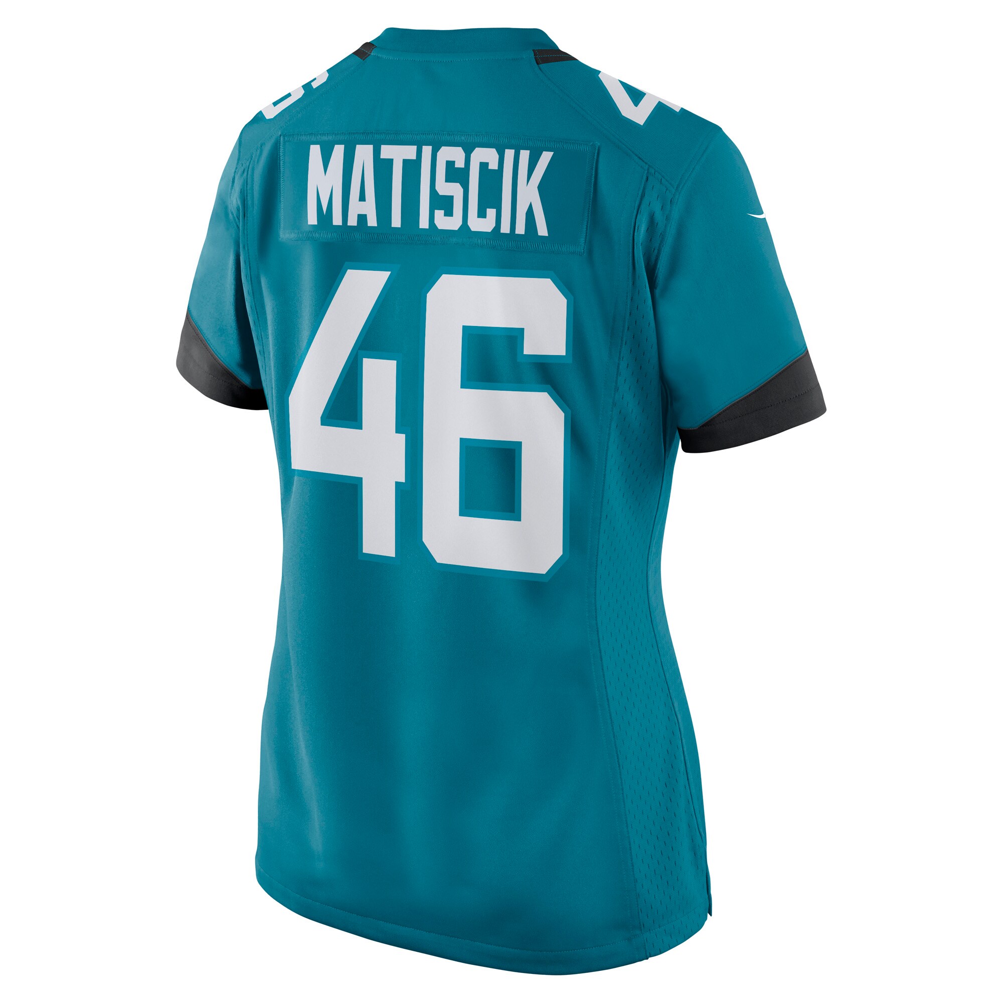 Ross Matiscik Jacksonville Jaguars  Women's Game Jersey - Teal