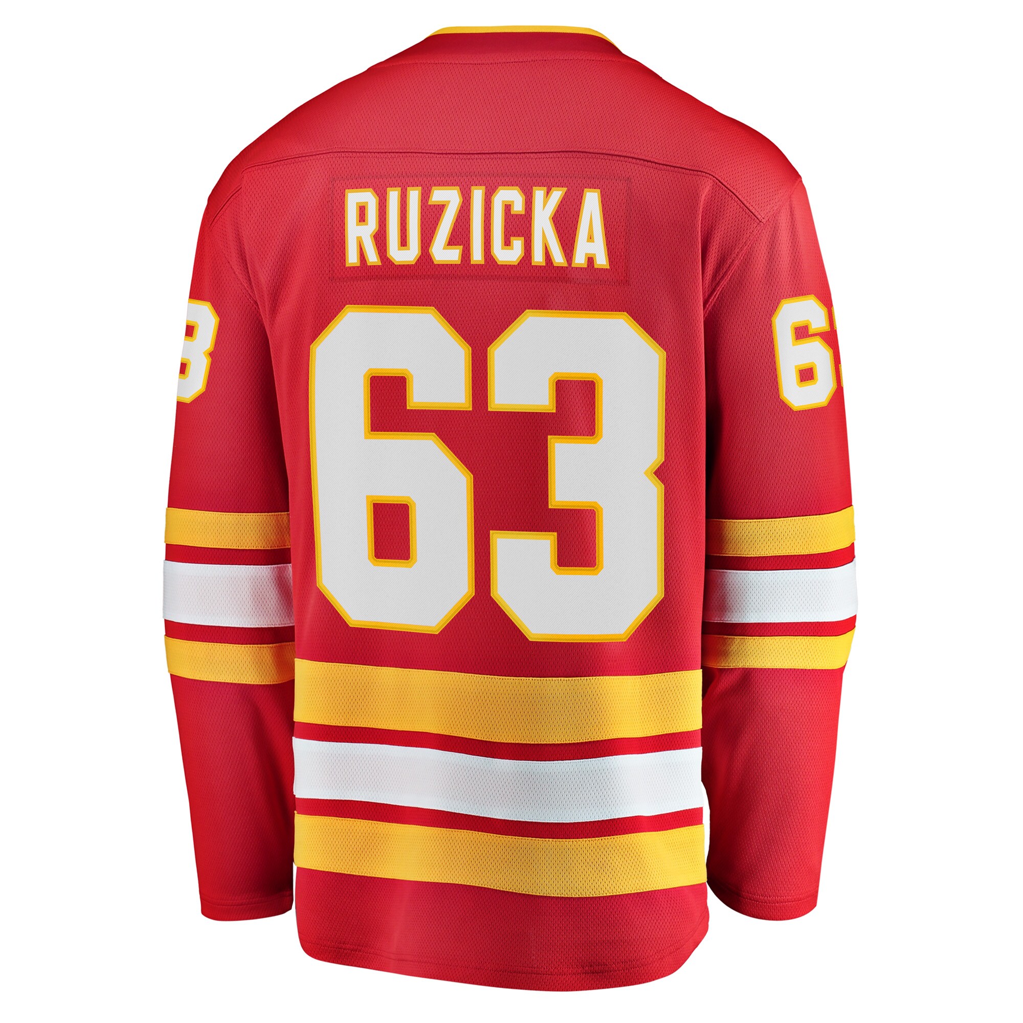Adam Ruzicka Calgary Flames Fanatics Home Breakaway Player Jersey - Red