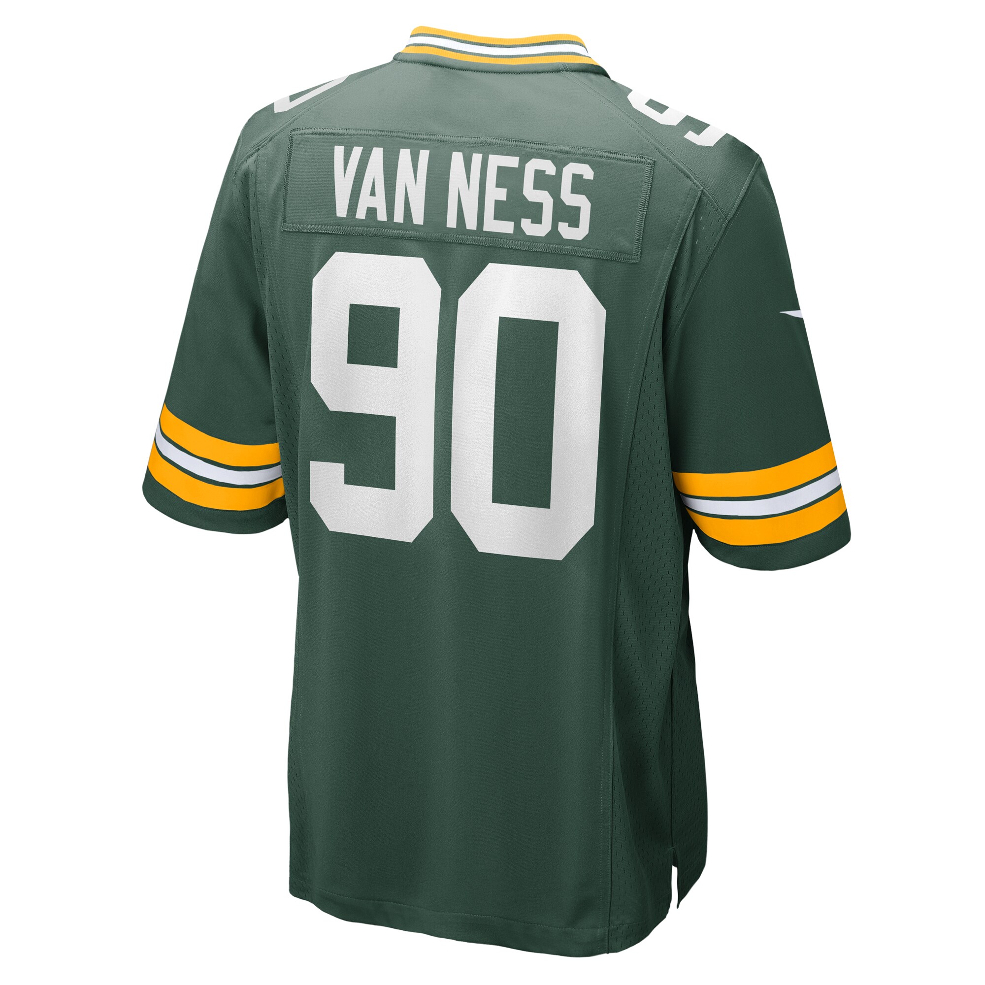 Lukas Van Ness Green Bay Packers  2023 NFL Draft First Round Pick Game Jersey - Green
