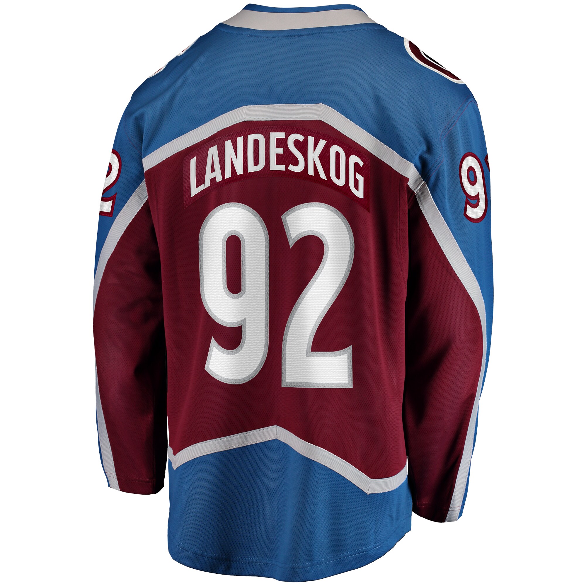 Gabriel Landeskog Colorado Avalanche Fanatics Home 2022 Stanley Cup Champions Breakaway Player Jersey - Burgundy