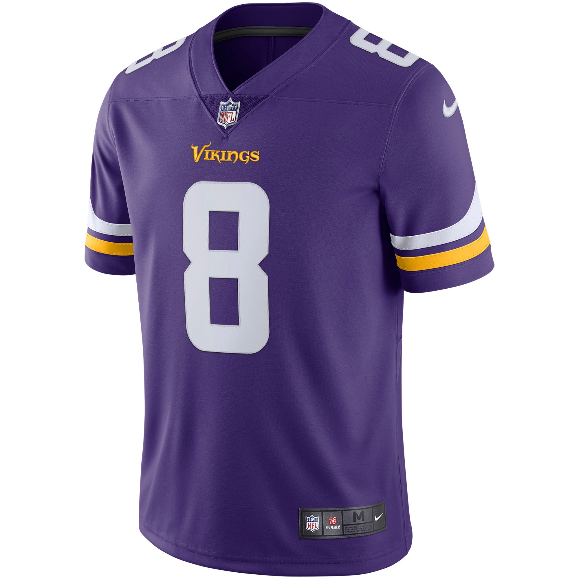 Kirk Cousins Minnesota Vikings  Vapor Untouchable Limited Jersey - Purple