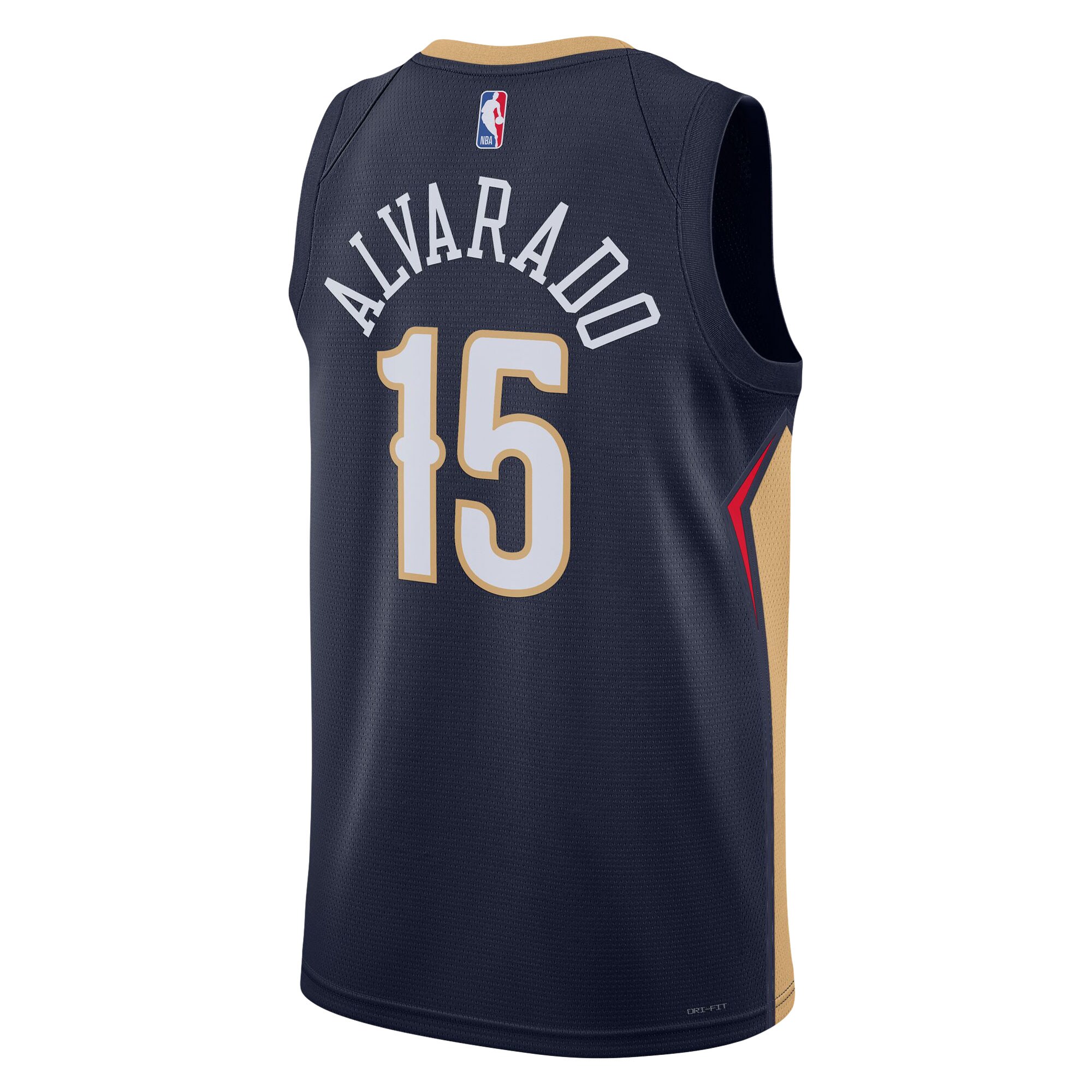 Jose Alvarado New Orleans Pelicans  Unisex Swingman Jersey - Icon Edition - Navy