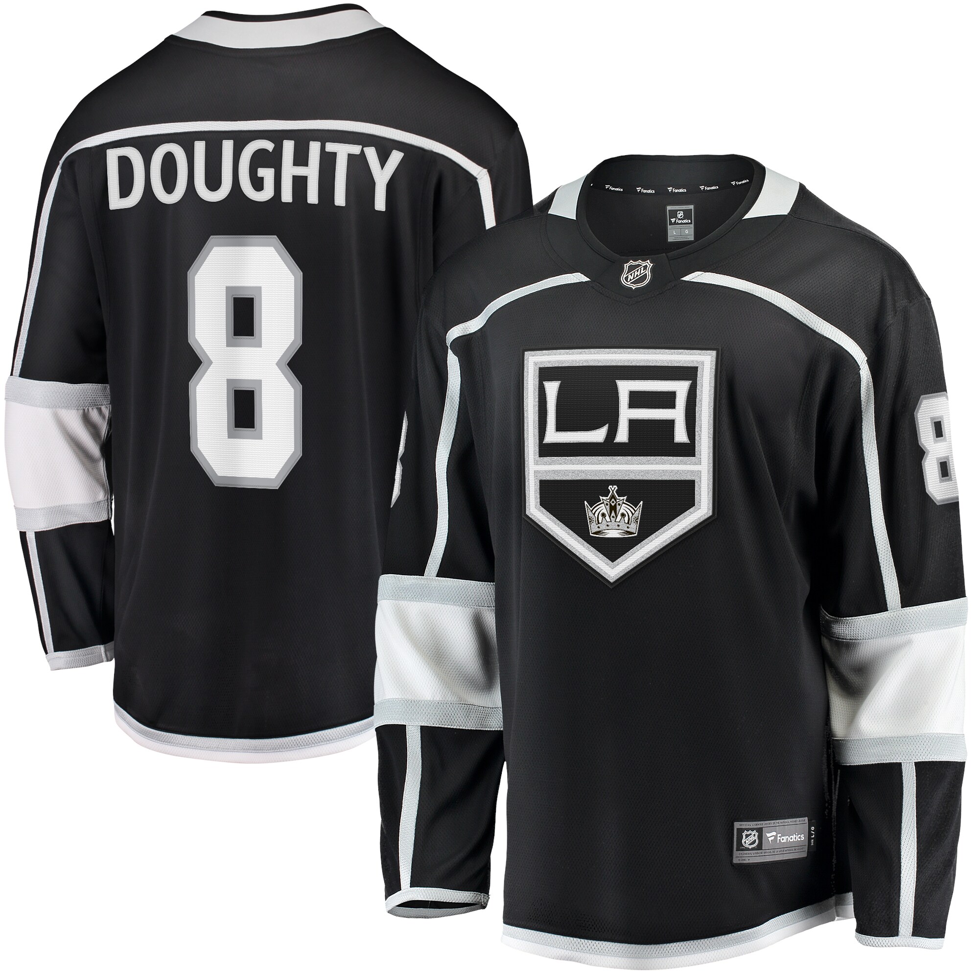 Drew Doughty Los Angeles Kings Fanatics Home Breakaway Jersey - Black