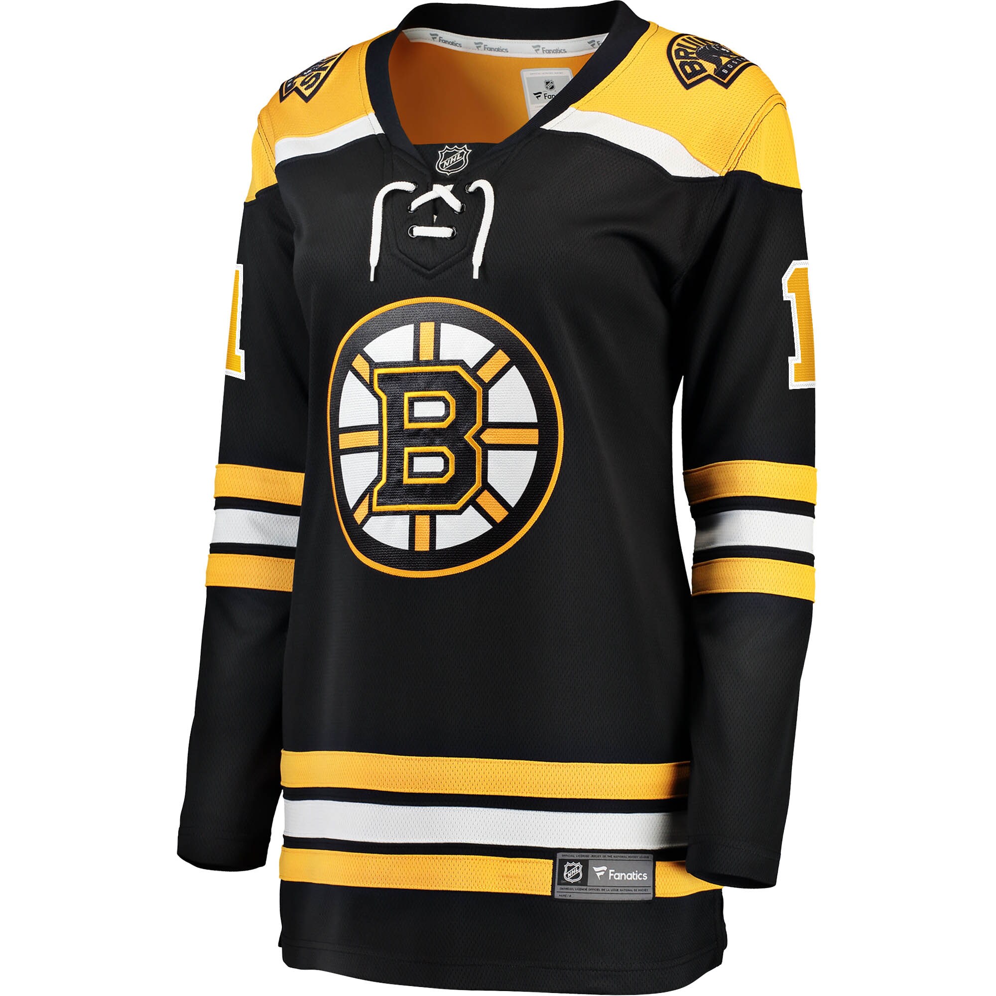 Jeremy Swayman Boston Bruins Fanatics Women's Home Breakaway Jersey - Black