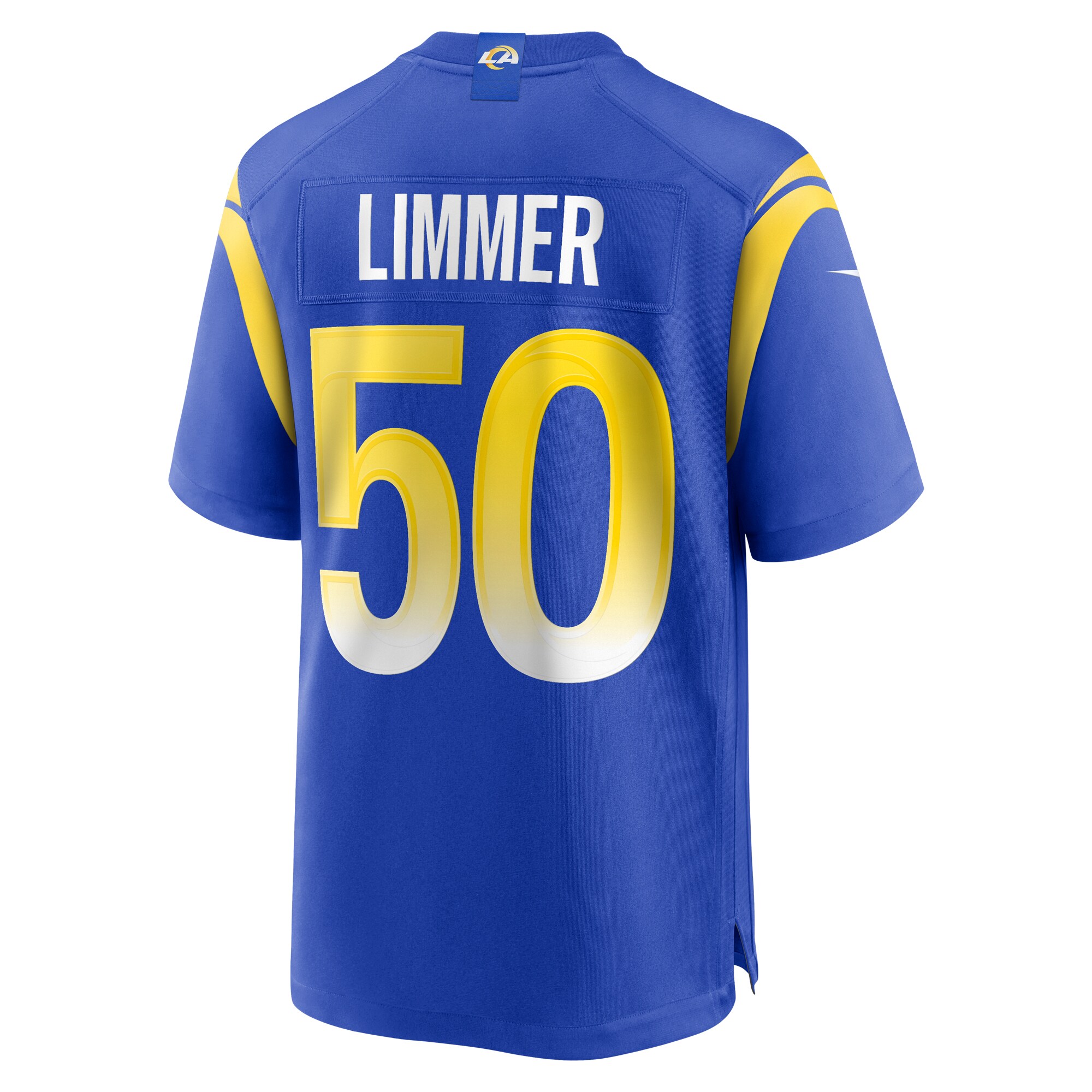 Beaux Limmer Los Angeles Rams  Team Game Jersey -  Royal