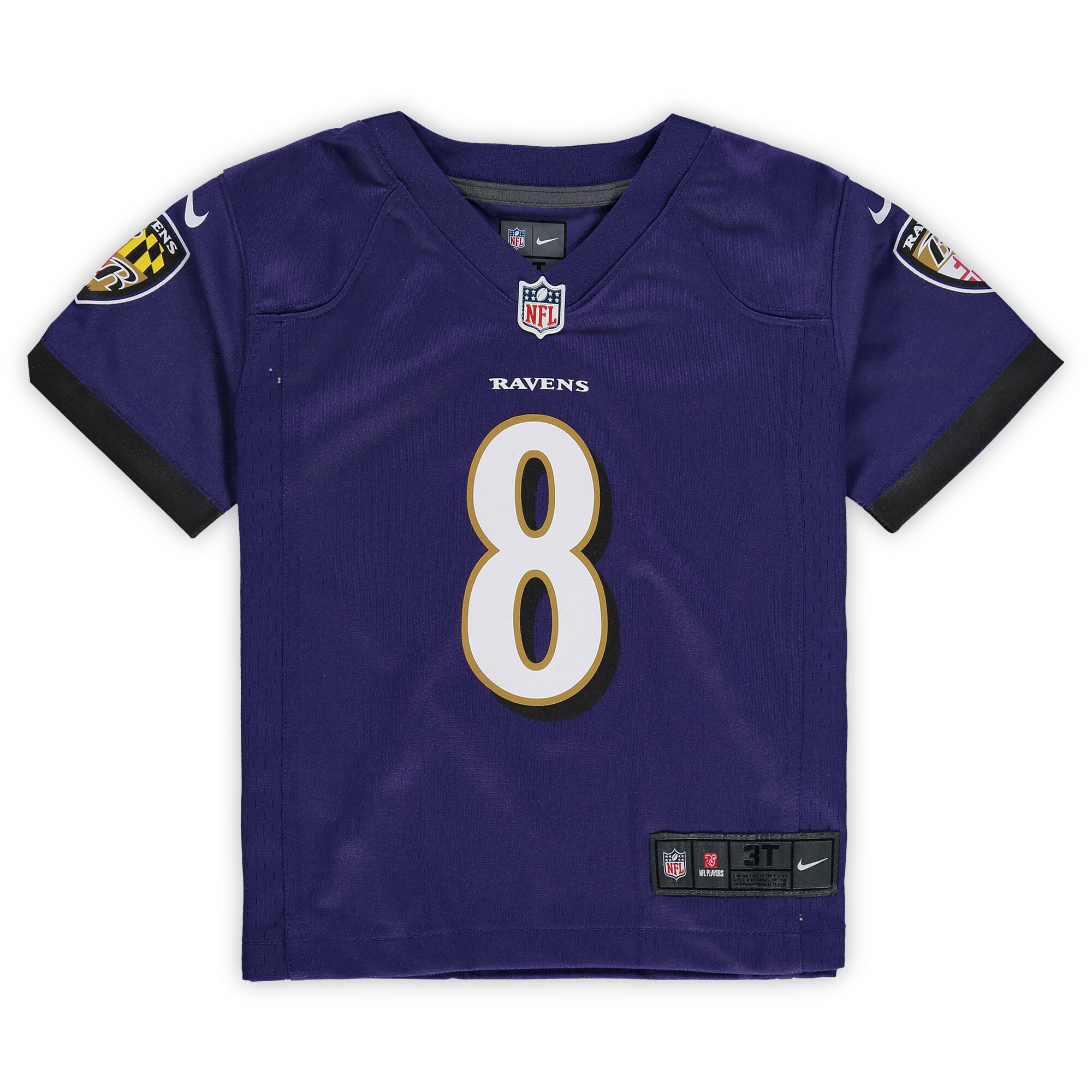 Lamar Jackson Baltimore Ravens  Toddler Game Jersey - Purple