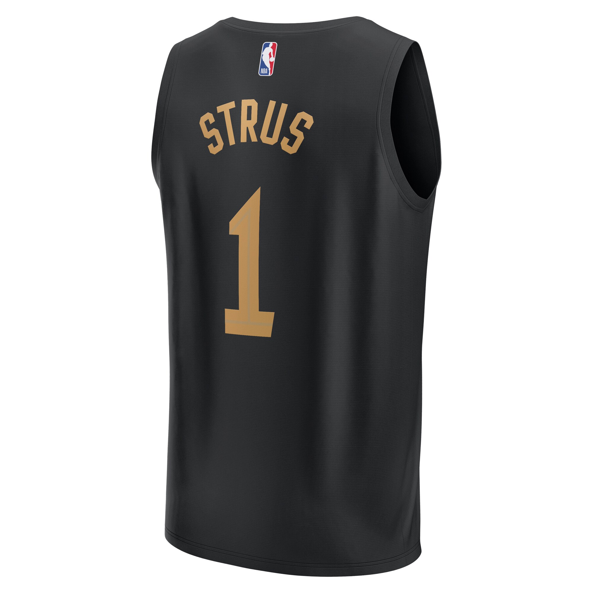 Max Strus Cleveland Cavaliers Fanatics Youth Fast Break Replica Player Jersey - Statement Edition - Black