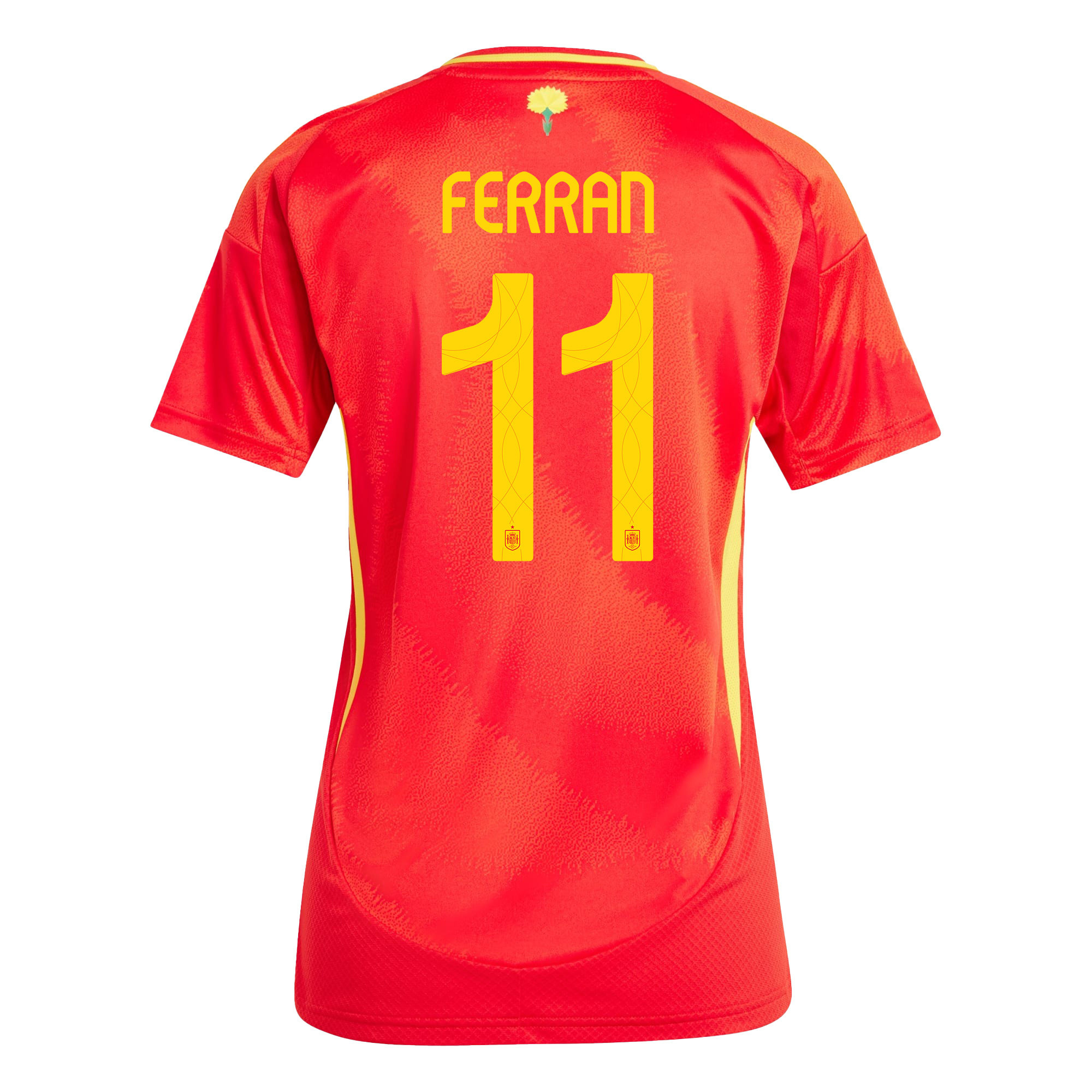 Ferran Torres 11 Spain National Team 2024 Home WOMEN Jersey - Red