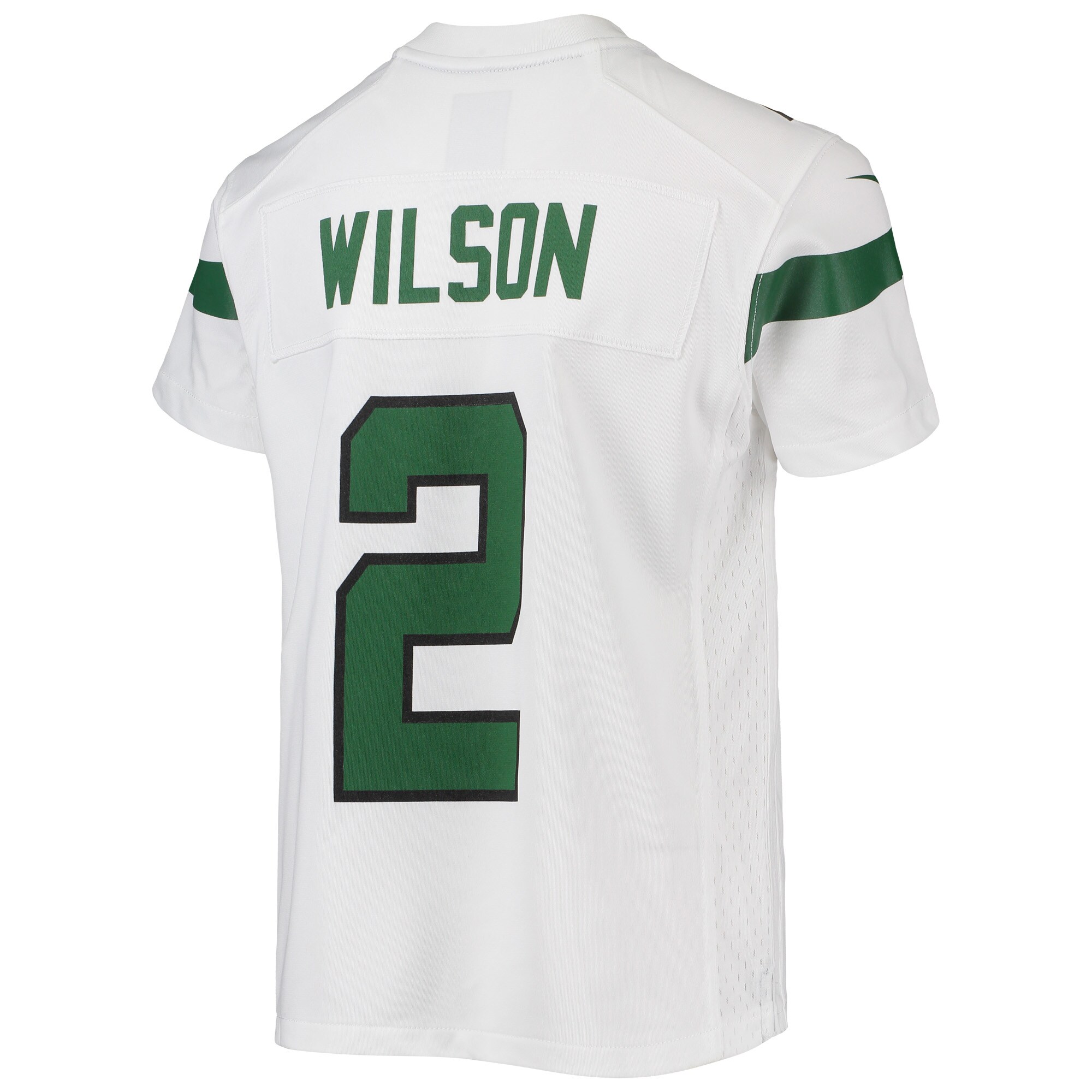 Zach Wilson New York Jets  Youth Game Jersey - White