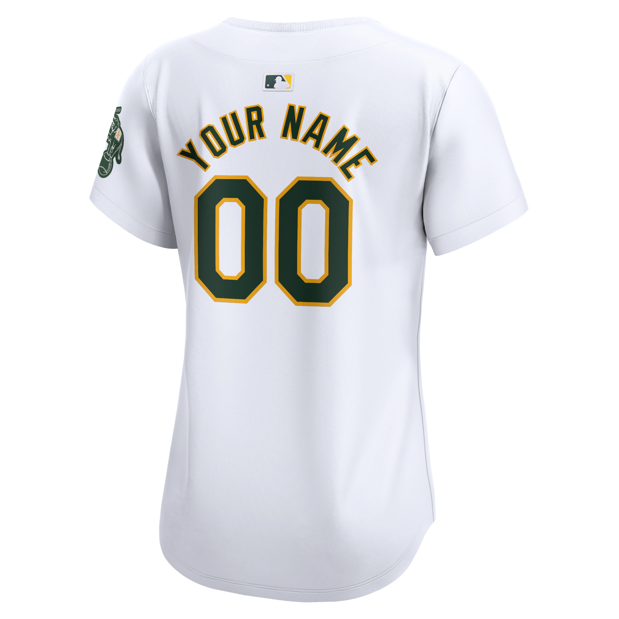 Oakland Athletics  Women's Home Limited Custom Jersey - White