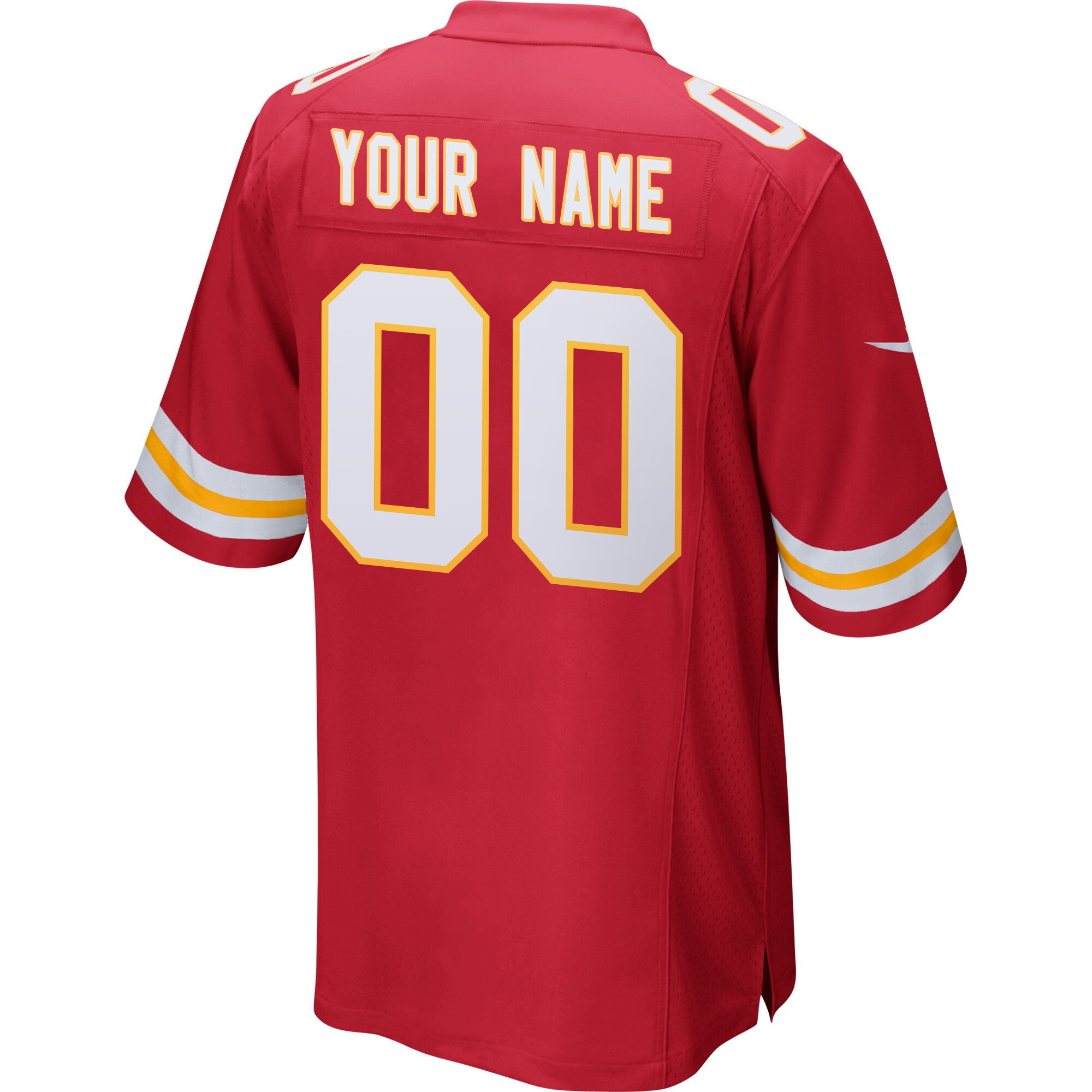Kansas City Chiefs Super Bowl LIX New Orleans Patch Game Men Custom Jersey - Red