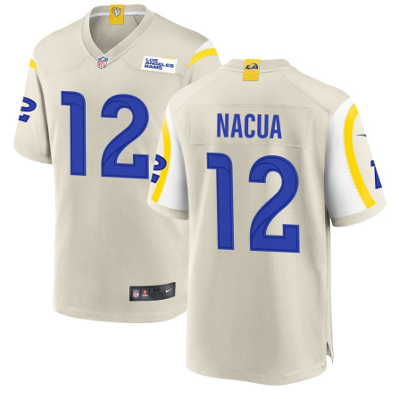 Los Angeles Rams Puka Nacua Bone Jersey