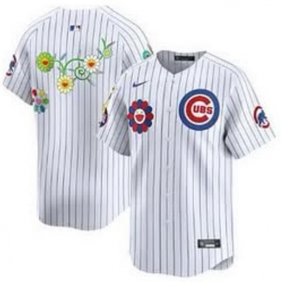 Chicago Cubs White 2025 Tokyo Series Limited Stitched Custom Baseball Jersey