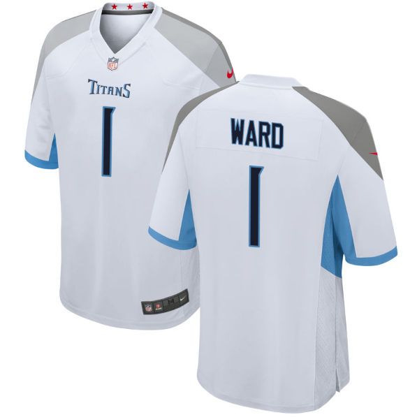 Tennessee Titans 1 Cameron Ward White 2025 Draft F U S E Vapor Limited Stitched Football Jersey