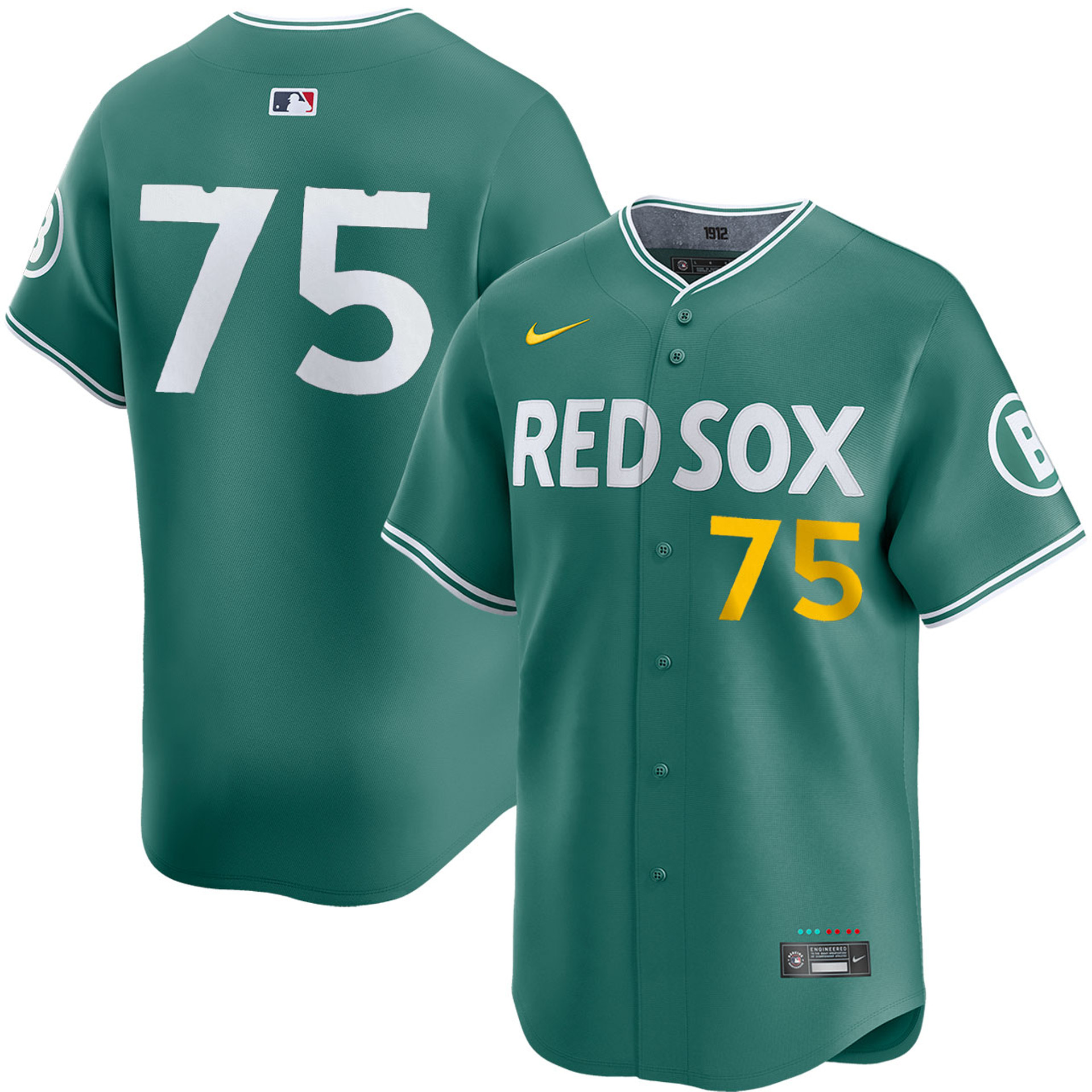 Carlos Narvaez Boston Red Sox City Connect 2.0 Limited Jersey
