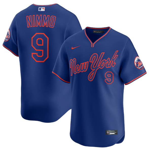 New York Mets Brandon Nimmo Nike Royal Alternate Limited Player Jersey