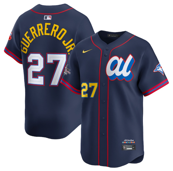 American League Vladimir Guerrero Jr. Navy 2025 All-Star Edition Limited Player Jersey