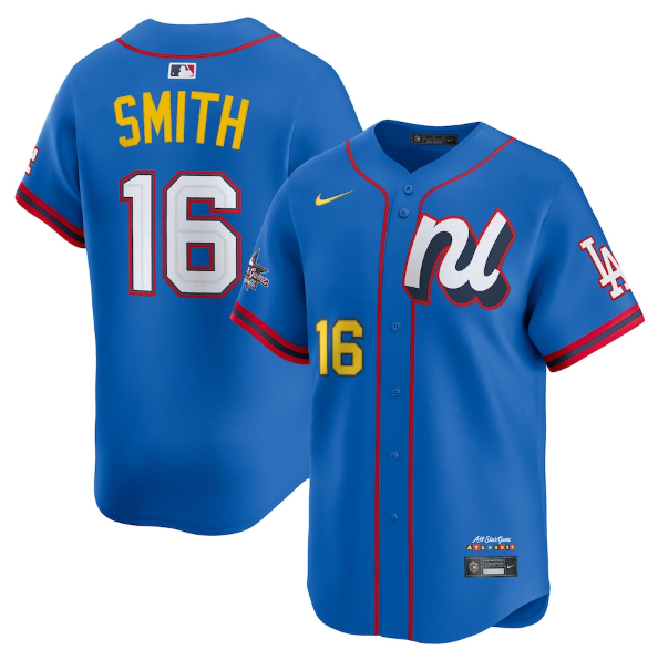 National League Will Smith Blue 2025 All-Star Edition Limited Player Jersey