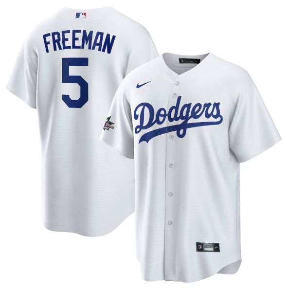 Los Angeles Dodgers Freddie Freeman White 2025 MLB All-Star Game Home Replica Player Jersey