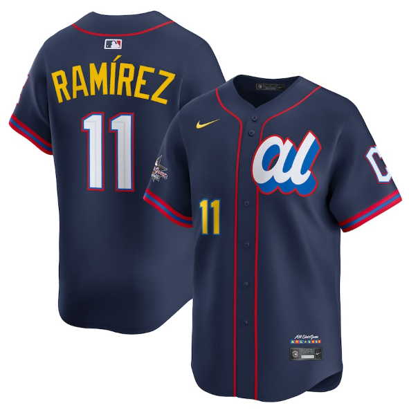 American League José Ramírez Navy 2025 All-Star Edition Limited Player Jersey