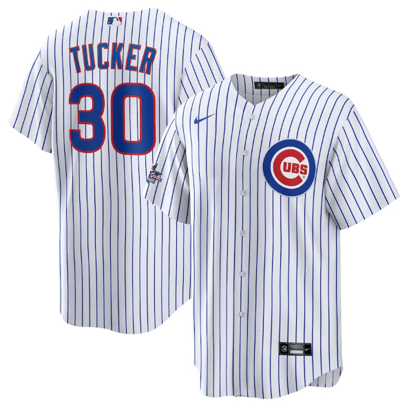 Chicago Cubs Kyle Tucker White 2025 MLB All-Star Game Home Replica Player Jersey