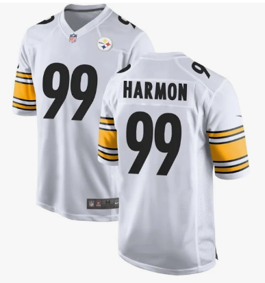 Men's Youth Women's Pittsburgh Steelers Derrick Harmon White 2025 Draft First Round Pick Game Jersey