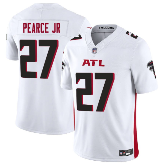 Men's Youth Women's Atlanta Falcons James Pearce Jr. White 2025 Draft First Round Pick Game Player Jersey