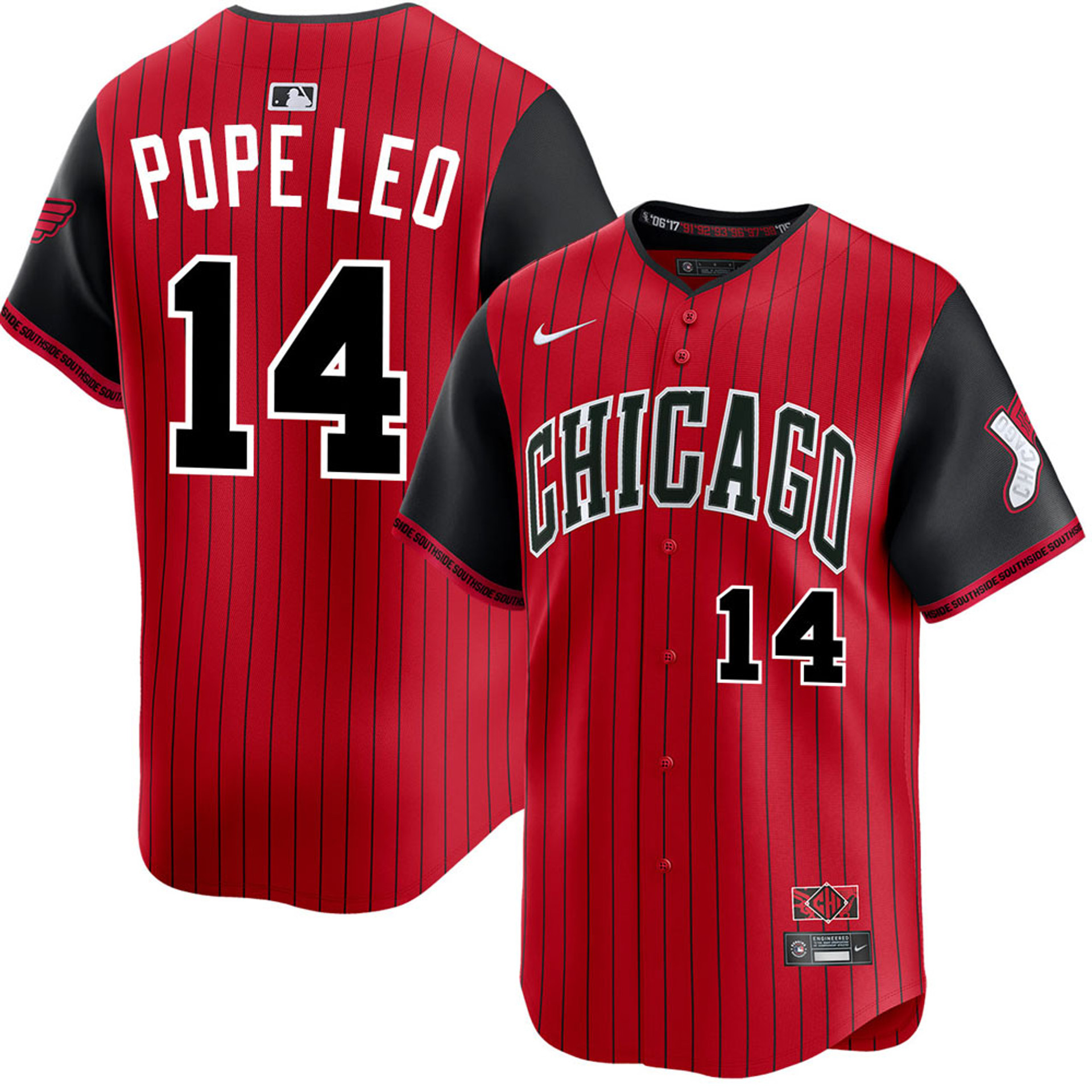 Pope Leo Chicago White Sox City Connect 2.0 Limited Jersey