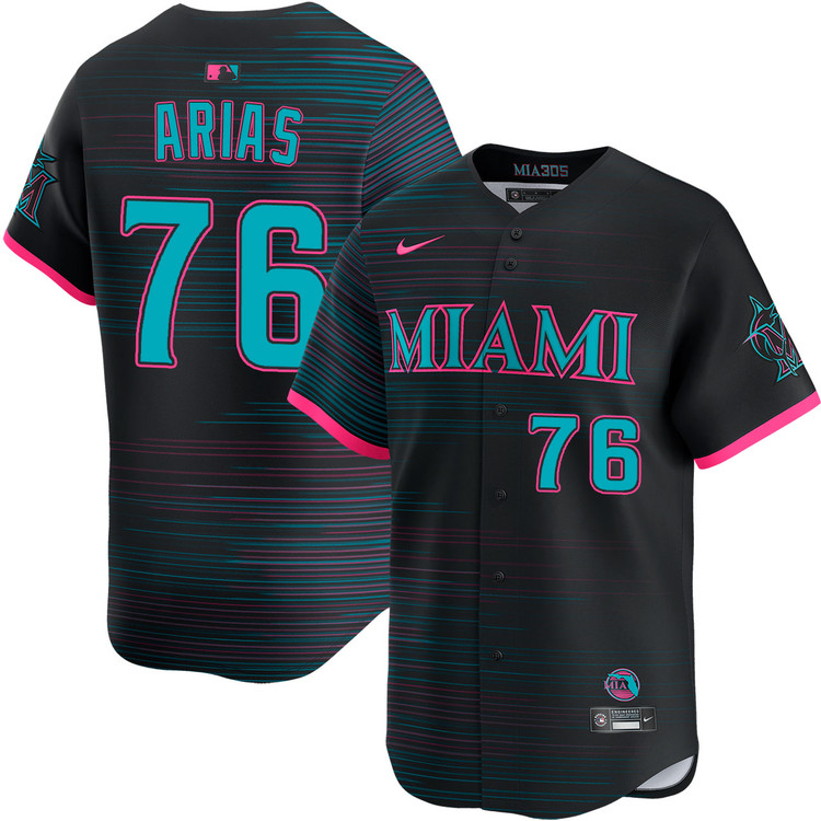 Luarbert Arias Miami Marlins City Connect 2.0 Limited Jersey
