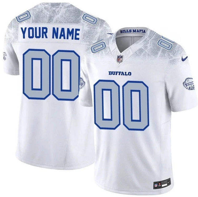 Custom Bills White 2025 F.U.S.E. “Rivalries” Vapor Limited Jersey