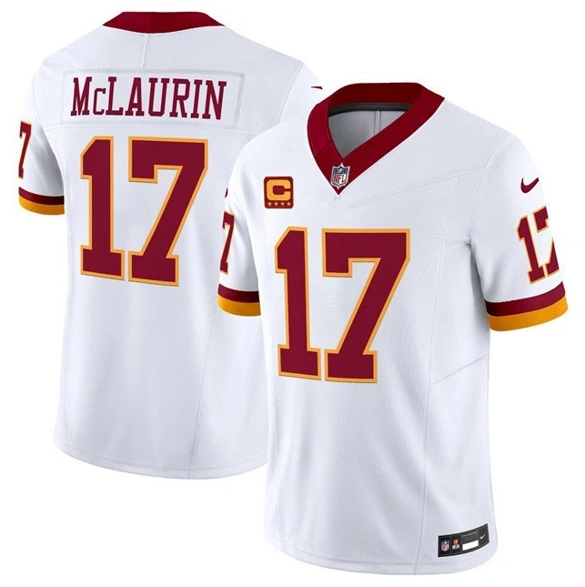Washington Commanders Terry McLaurin White Super Bowl Era Jersey