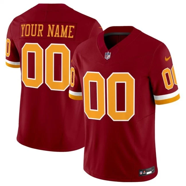 Custom Washington Commanders Burgundy Super Bowl Era Jersey